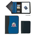 Large Microfiber Portfolio With Embossed PVC Trim